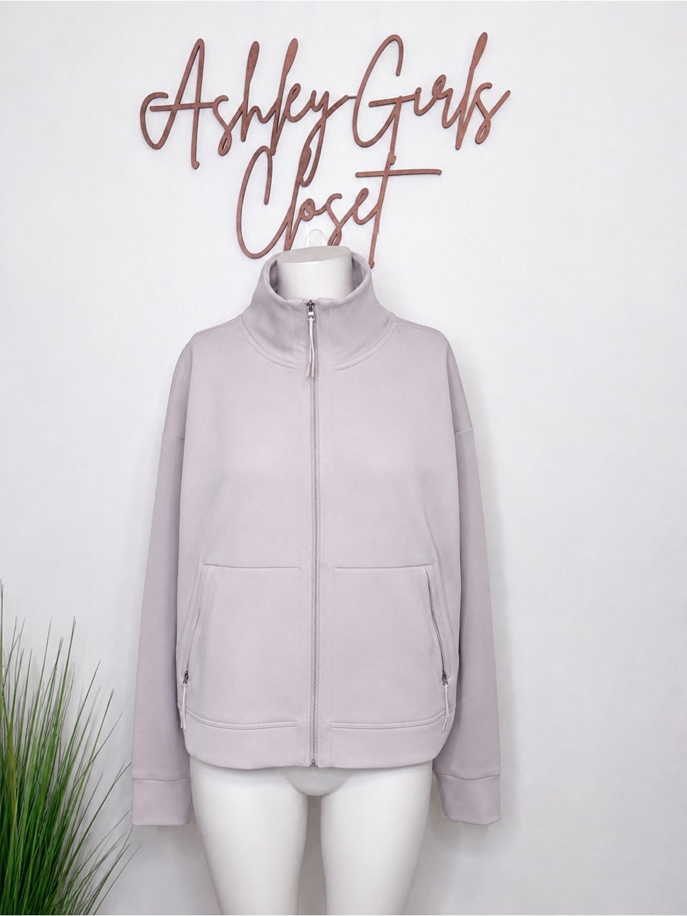 Apana Light Stone Full Zip Performance Jacket Women’s Medium